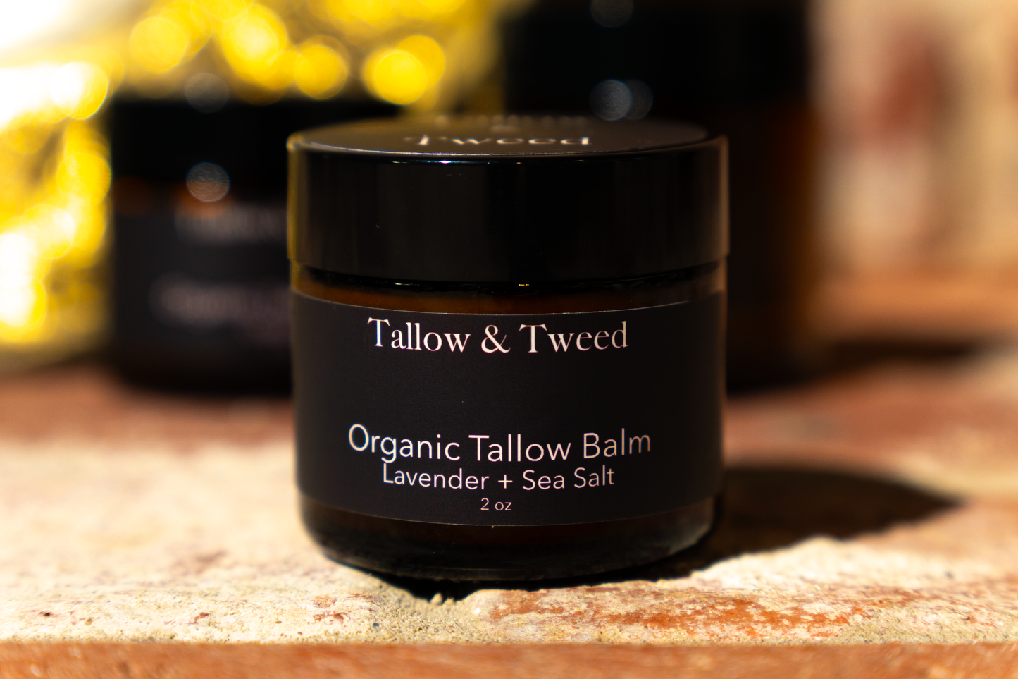 Organic Tallow Skin Balm | Lavender and Sea Salt Scent | 2 oz.